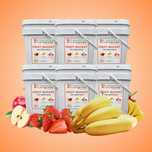 Numanna Mega Emergency Freeze-Dried Fruit Buckets