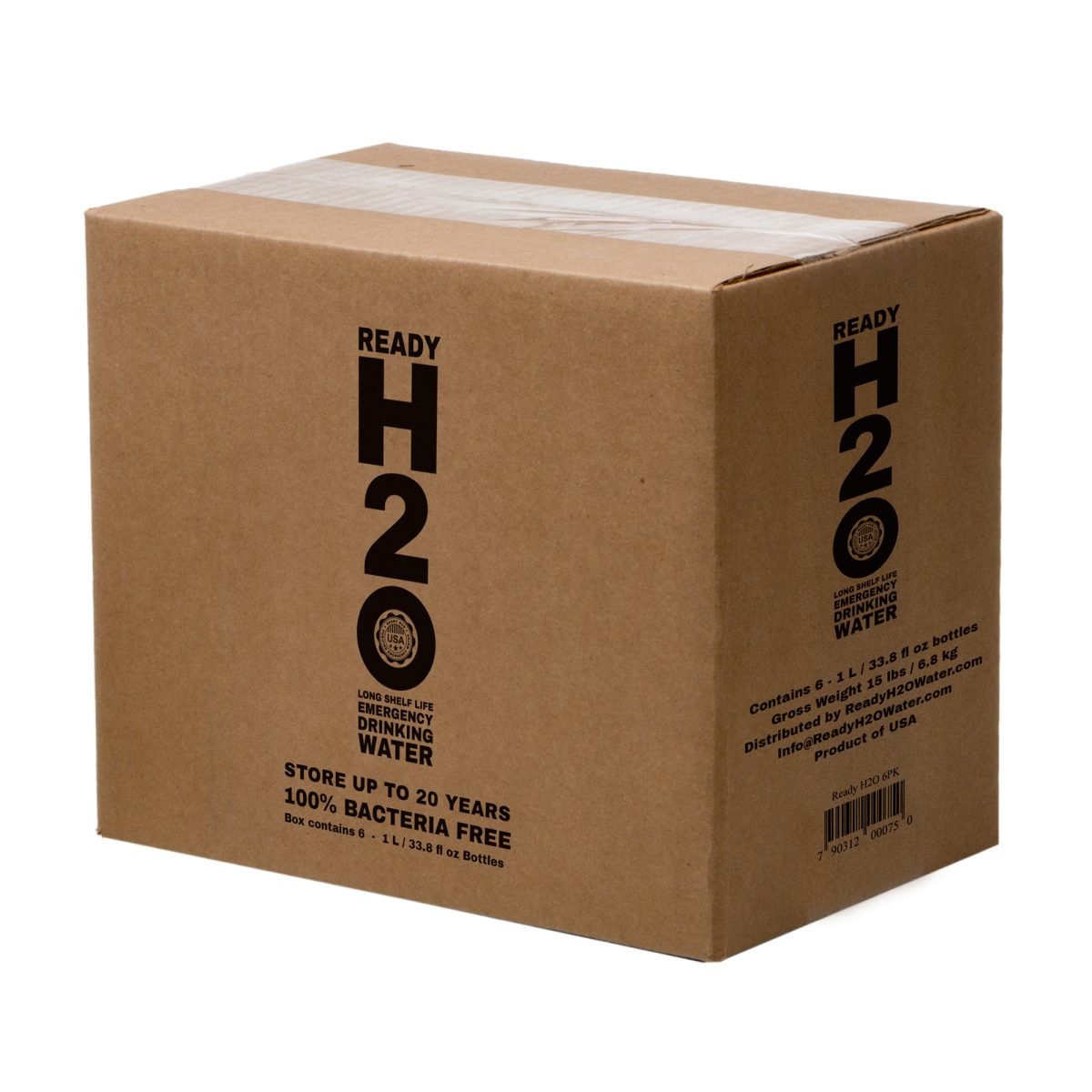 Ready H2O Emergency Drinking Water - 12 pack